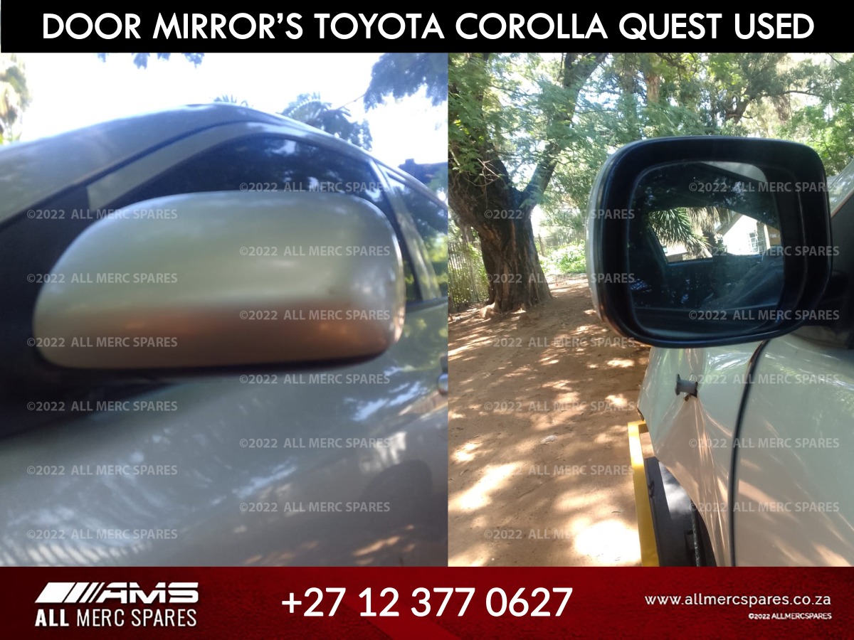 Used Toyota Corolla Quest Door Mirrors for Sale - Private Seller Used Toyota Corolla Quest Door Mirrors for Sale - Private Seller