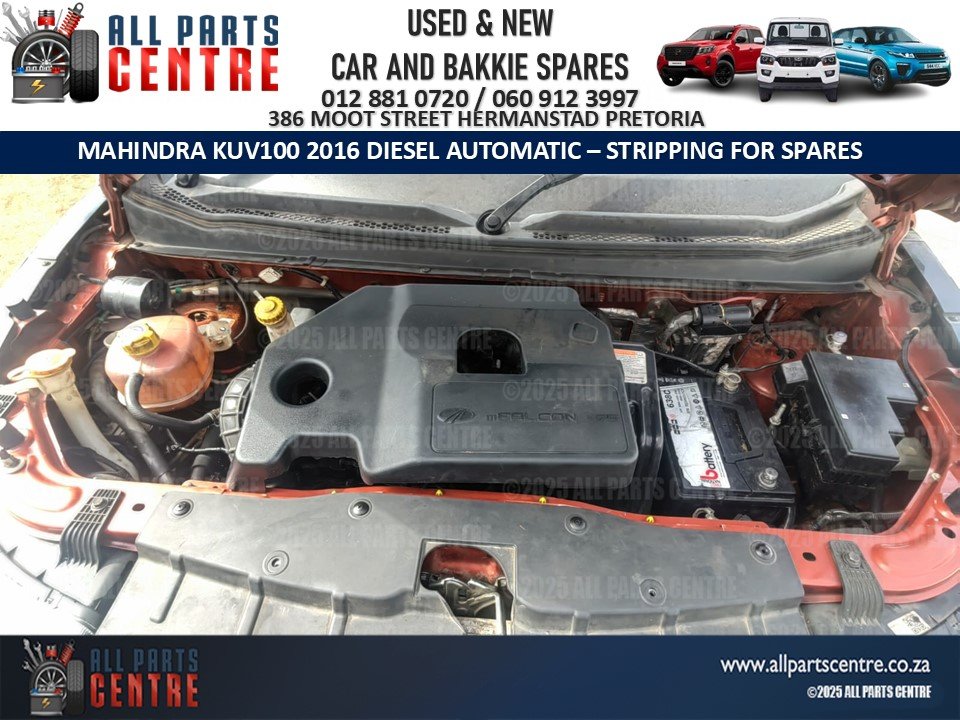 Mahindra KUV100 2016 Diesel Automatic - Striping for Spares - Private Seller