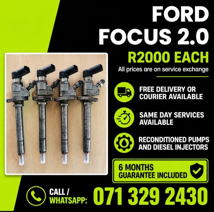 FORD FOCUS 2.0 INJECTORS FOR SALE WITH WARRANTY - Private Seller FORD FOCUS 2.0 INJECTORS FOR SALE WITH WARRANTY - Private Seller