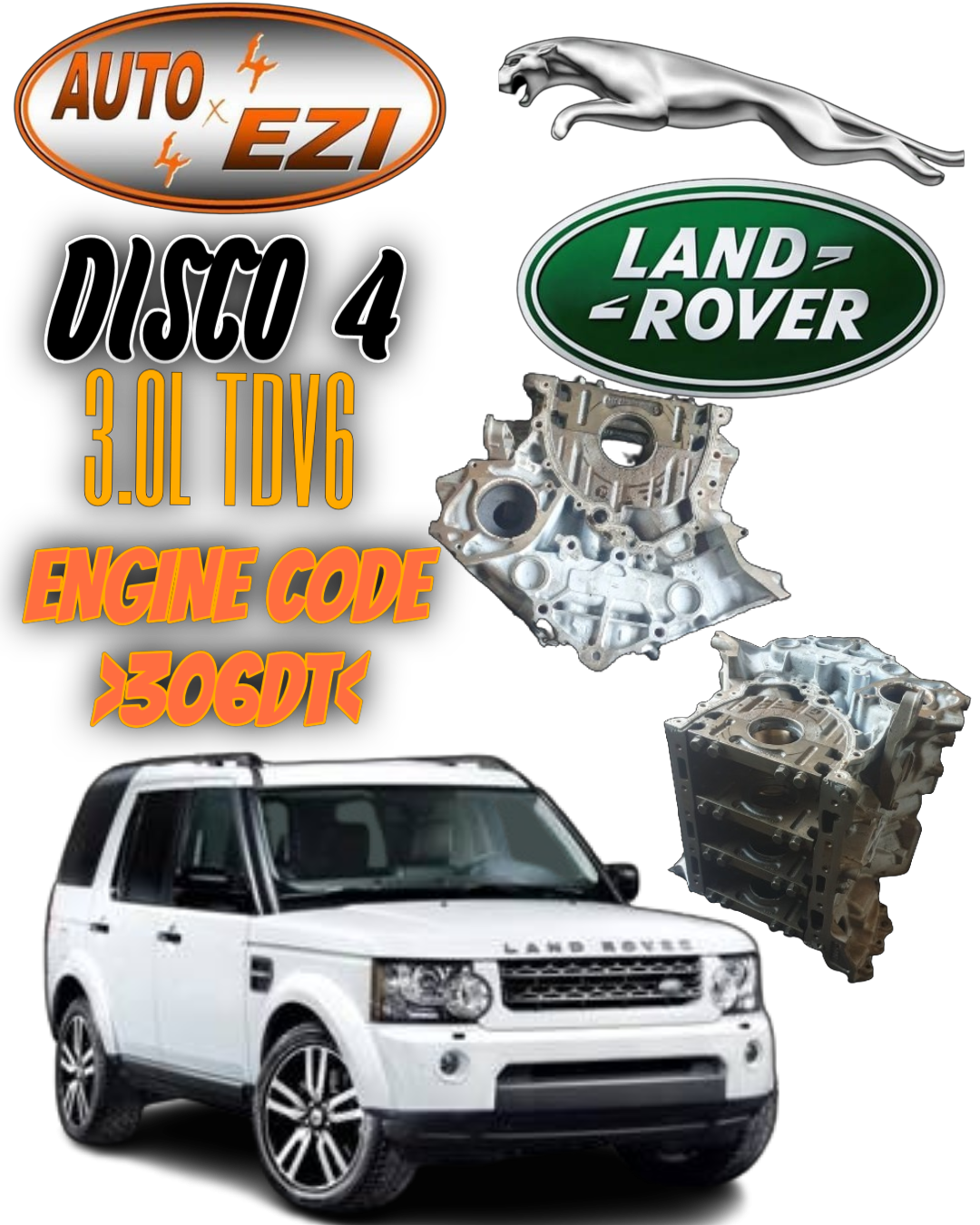 LAND ROVER DISCOVERY 4 3.0L TDV6/SDV6 BLOCK - Private Seller