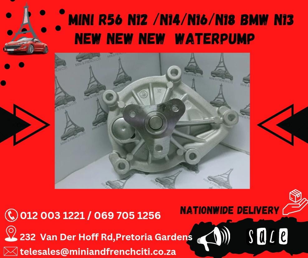 NEW WATER PUMP FOR MINI R56 N12 N14 N16 N18 BMW N14 - Private Seller