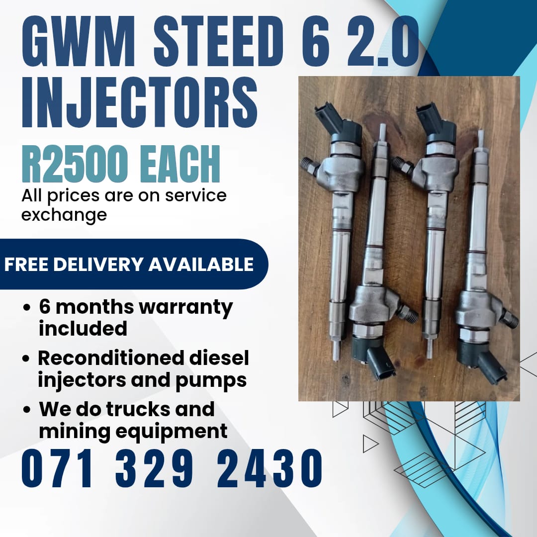 GWM STEED 6 2.0 INJECTORS FOR SALE WITH WARRANTY - Private Seller GWM STEED 6 2.0 INJECTORS FOR SALE WITH WARRANTY - Private Seller