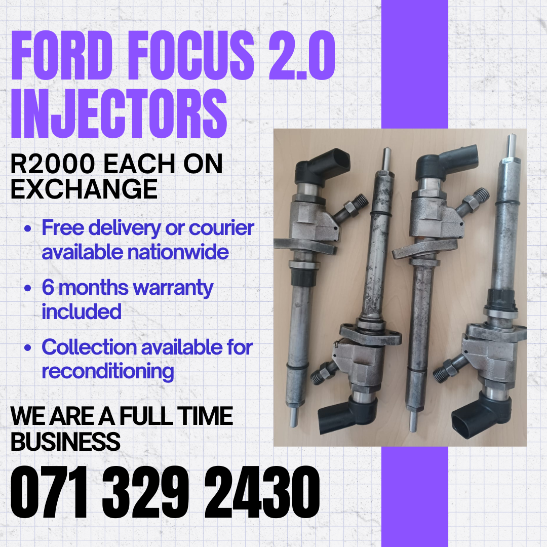 FORD FOCUS 2.0 INJECTORS FOR SALE WITH WARRANTY - Private Seller FORD FOCUS 2.0 INJECTORS FOR SALE WITH WARRANTY - Private Seller