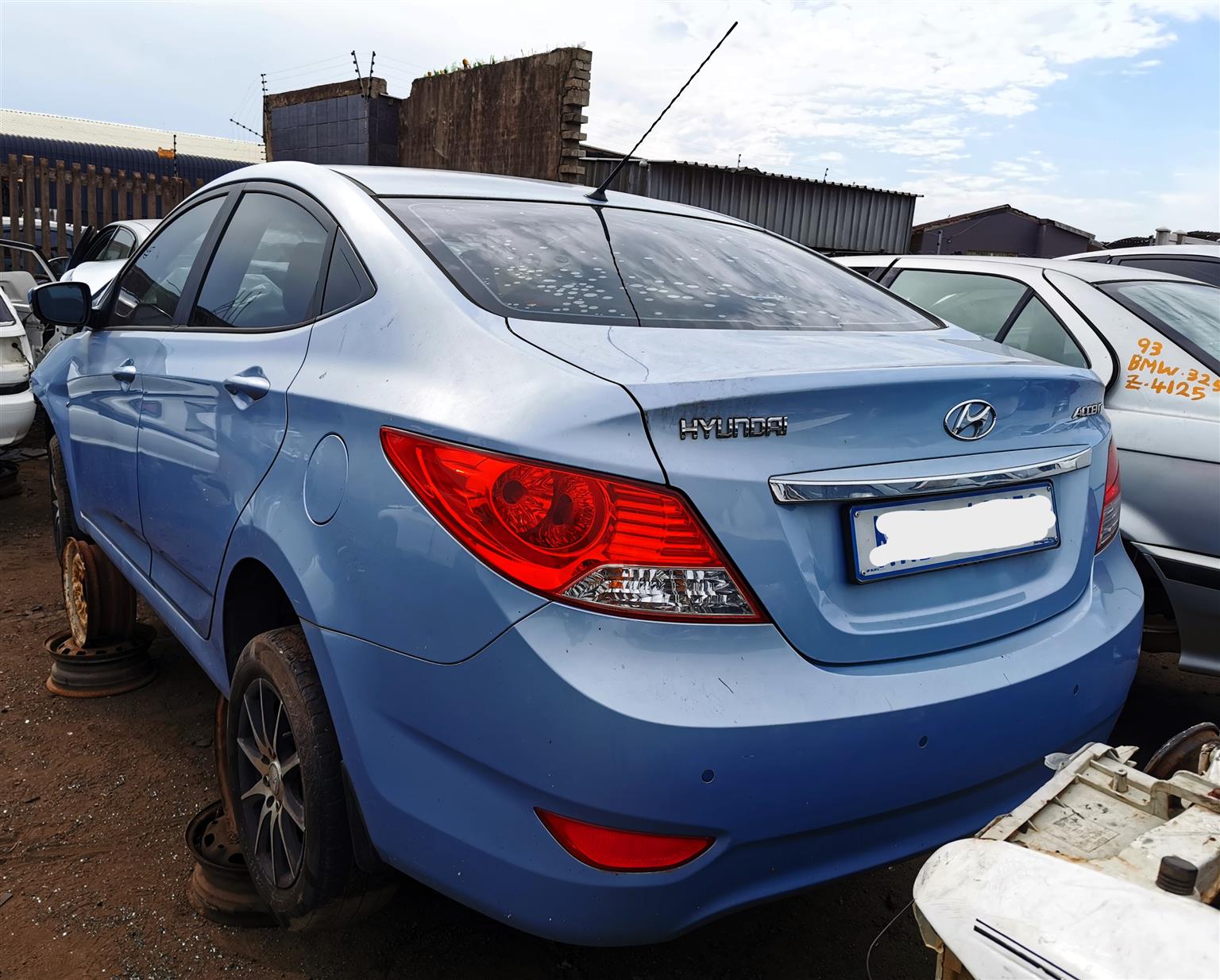 Hyundai Accent 2012 model available for spare parts