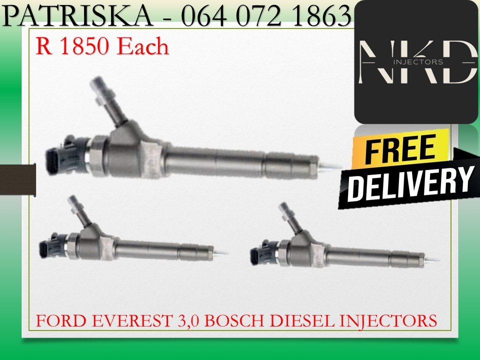 FORD EVEREST 3.0 BOSCH DIESEL INJECTORS FOR SALE OR TO RECON - Private Seller FORD EVEREST 3.0 BOSCH DIESEL INJECTORS FOR SALE OR TO RECON - Private Seller