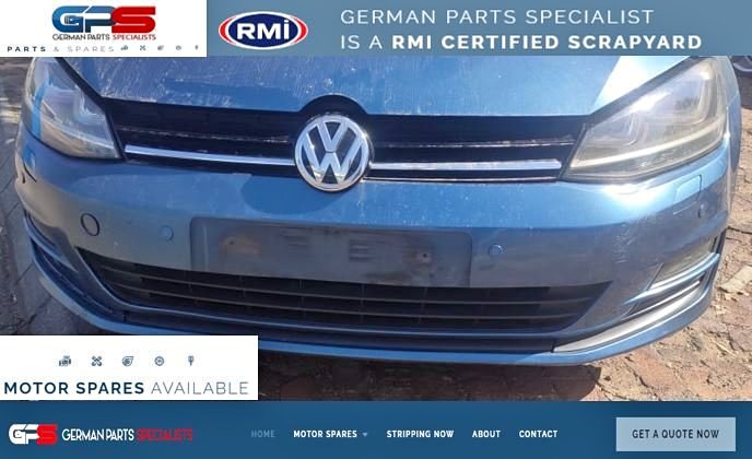 VW GOLF 7 TSI 2015 USED FRONT BUMPER SKIN FOR SALE - Private Seller VW GOLF 7 TSI 2015 USED FRONT BUMPER SKIN FOR SALE - Private Seller