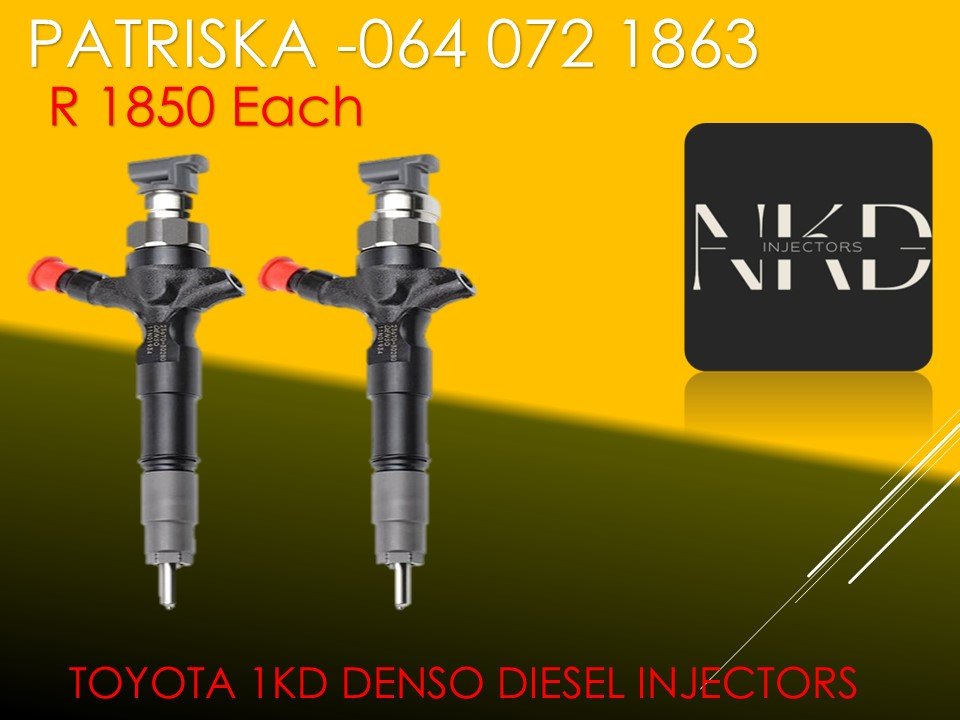 AFFORDABLE DIESEL INJECTORS FOR TOYOTA 1KD & 2KD FOR SALE - Private Seller