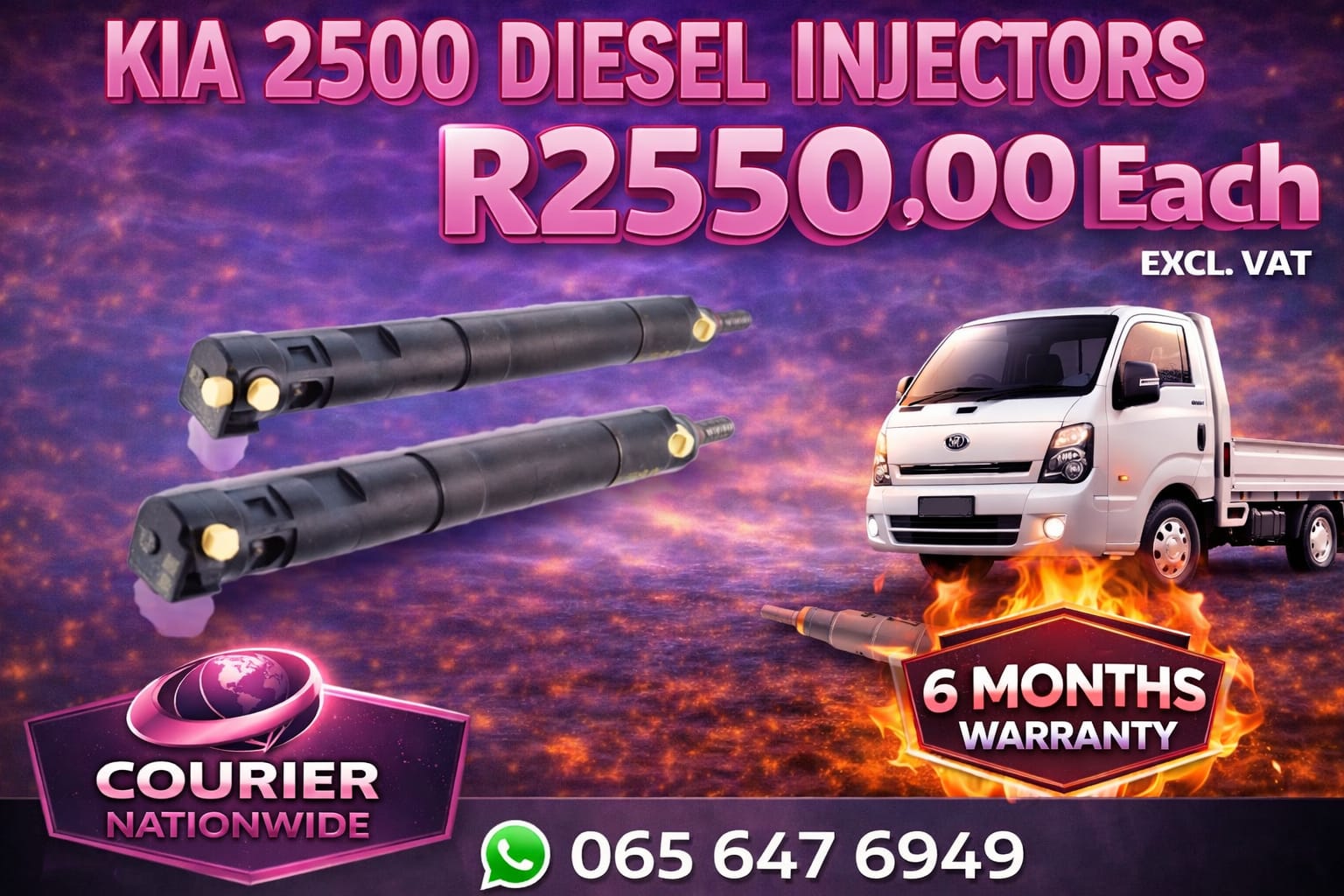 KIA K2500 DIESEL INJECTORS - Private Seller KIA K2500 DIESEL INJECTORS - Private Seller