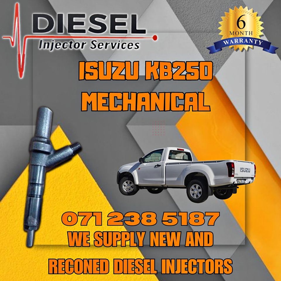 ISUZU KB250 MECHANICAL DIESEL INJECTORS FOR SALE OR RECON - Private Seller ISUZU KB250 MECHANICAL DIESEL INJECTORS FOR SALE OR RECON - Private Seller