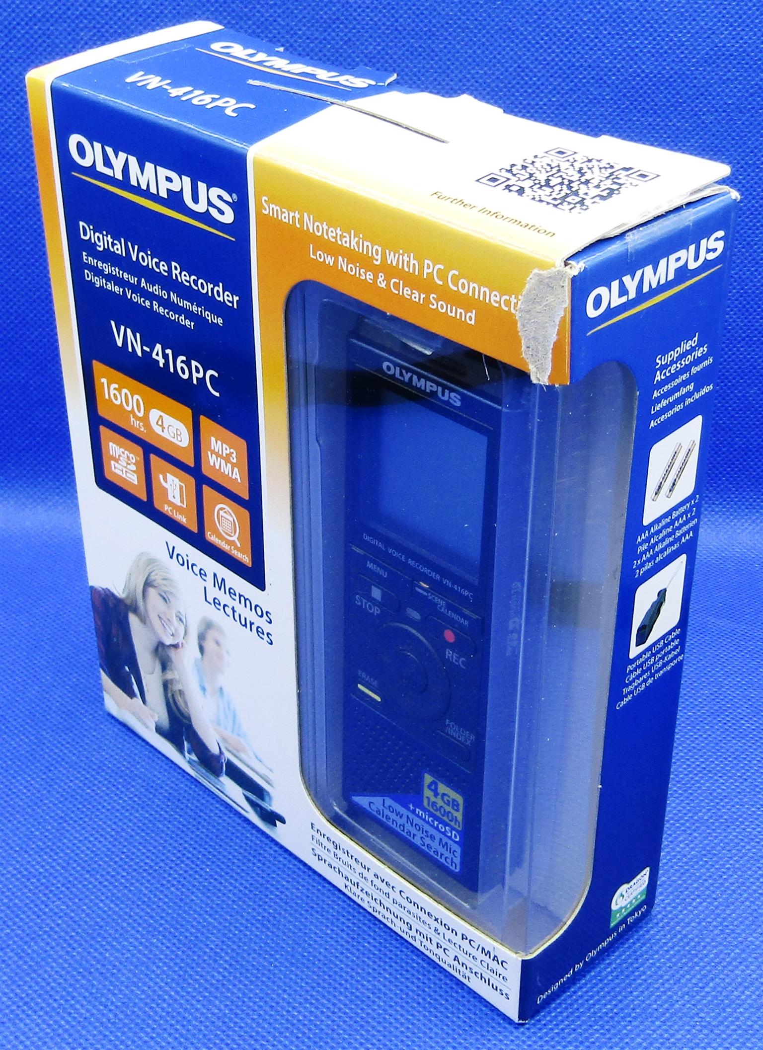 Olympus VN-416PC Professional Digital Voice Recorder Olympus VN-416PC Professional Digital Voice Recorder