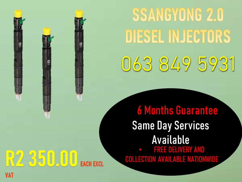 SSANGYONG 2.0 DIESEL INJECTORS BRITS NOORD WES - Private Seller SSANGYONG 2.0 DIESEL INJECTORS BRITS NOORD WES - Private Seller