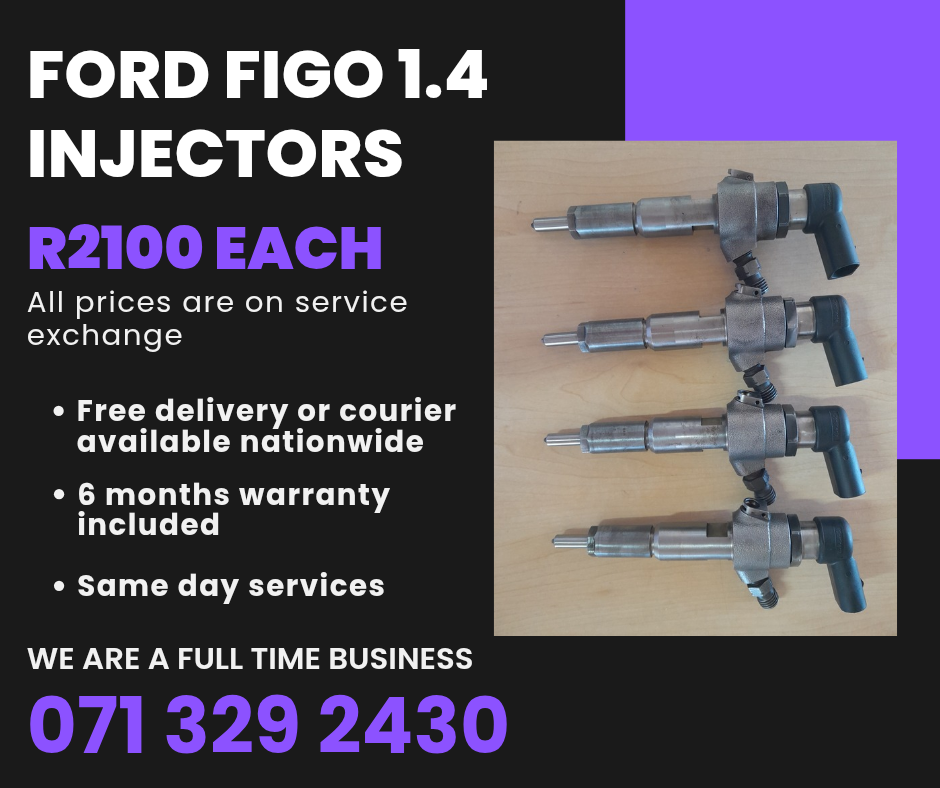 FORD FIGO 1.4 DIESEL INJECTORS FOR SALE WITH WARRANTY - Private Seller FORD FIGO 1.4 DIESEL INJECTORS FOR SALE WITH WARRANTY - Private Seller