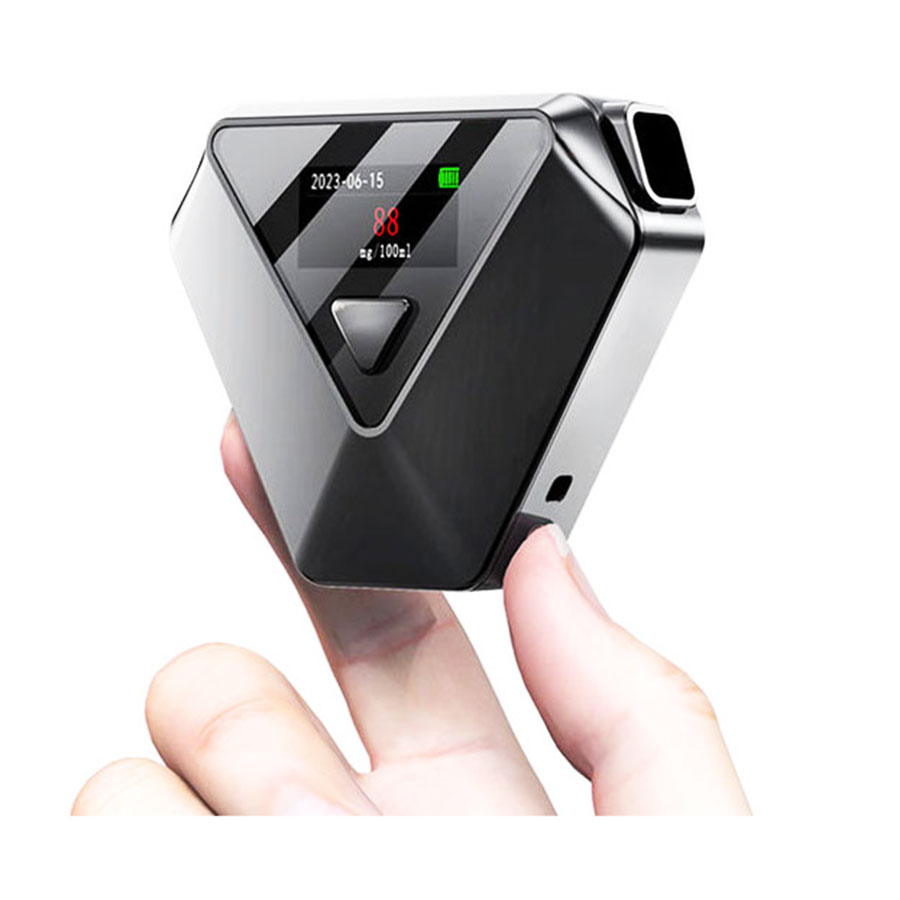 Portable Key Chain Alcohol Breathalyzer With Electrochemical Sensor Portable Key Chain Alcohol Breathalyzer With Electrochemical Sensor