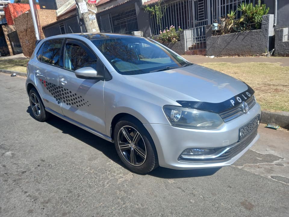 2017 VW POLO HATCHBACK 1.2 TSI ENGINE, MANUAL, SILVER COLOR, MILEAGE