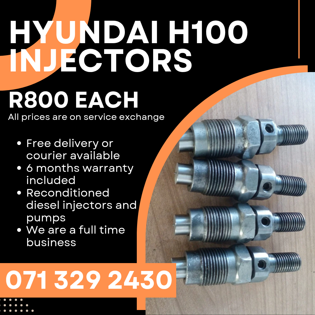 HYUNDAI H100 INJECTORS FOR SALE WITH WARRANTY INCLUDED - Private Seller HYUNDAI H100 INJECTORS FOR SALE WITH WARRANTY INCLUDED - Private Seller