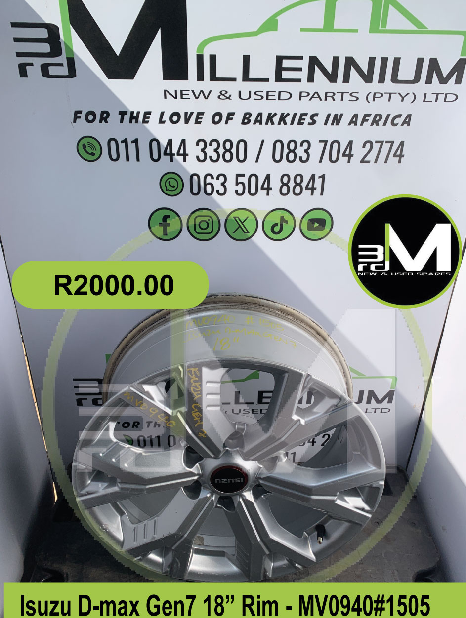 18" Rim - Isuzu D-Max Gen7 - Private Seller 18" Rim - Isuzu D-Max Gen7 - Private Seller