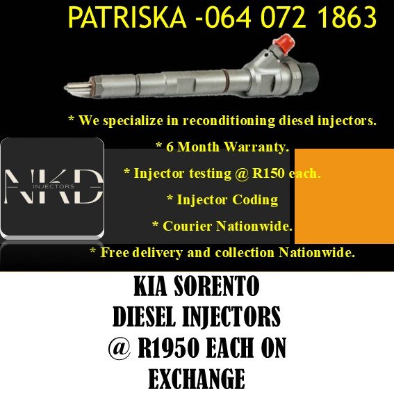 KIA DIESEL INJECTORS FOR SALE - Private Seller KIA DIESEL INJECTORS FOR SALE - Private Seller