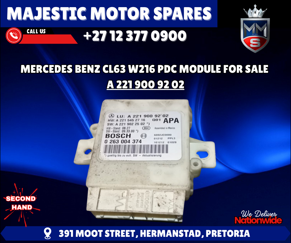 Mercedes-Benz CL63 W216 PDC Module For Sale - Private Seller Mercedes-Benz CL63 W216 PDC Module For Sale - Private Seller