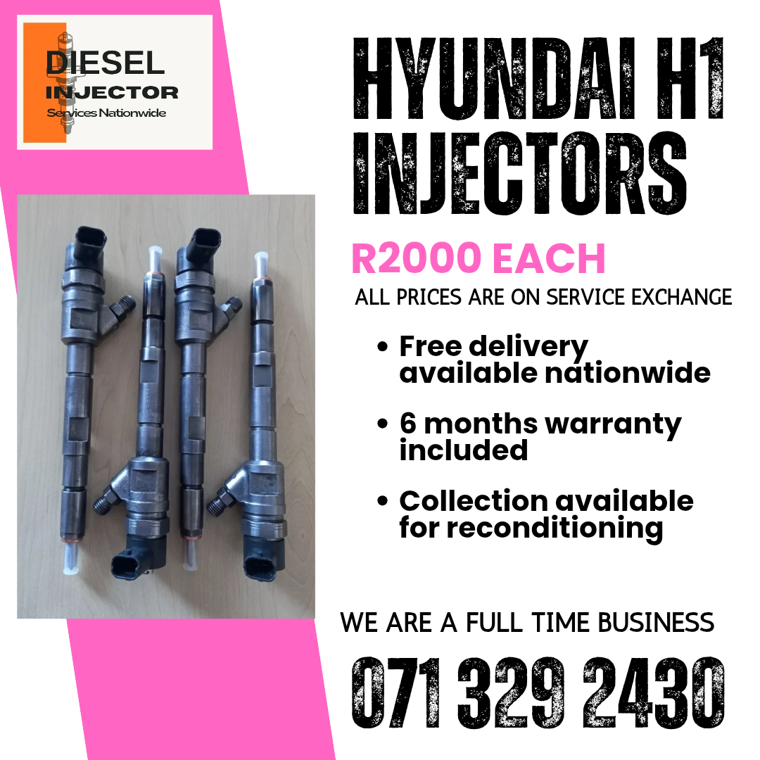 HYUNDAI H1 INJECTORS FOR SALE WITH WARRANTY - Private Seller HYUNDAI H1 INJECTORS FOR SALE WITH WARRANTY - Private Seller