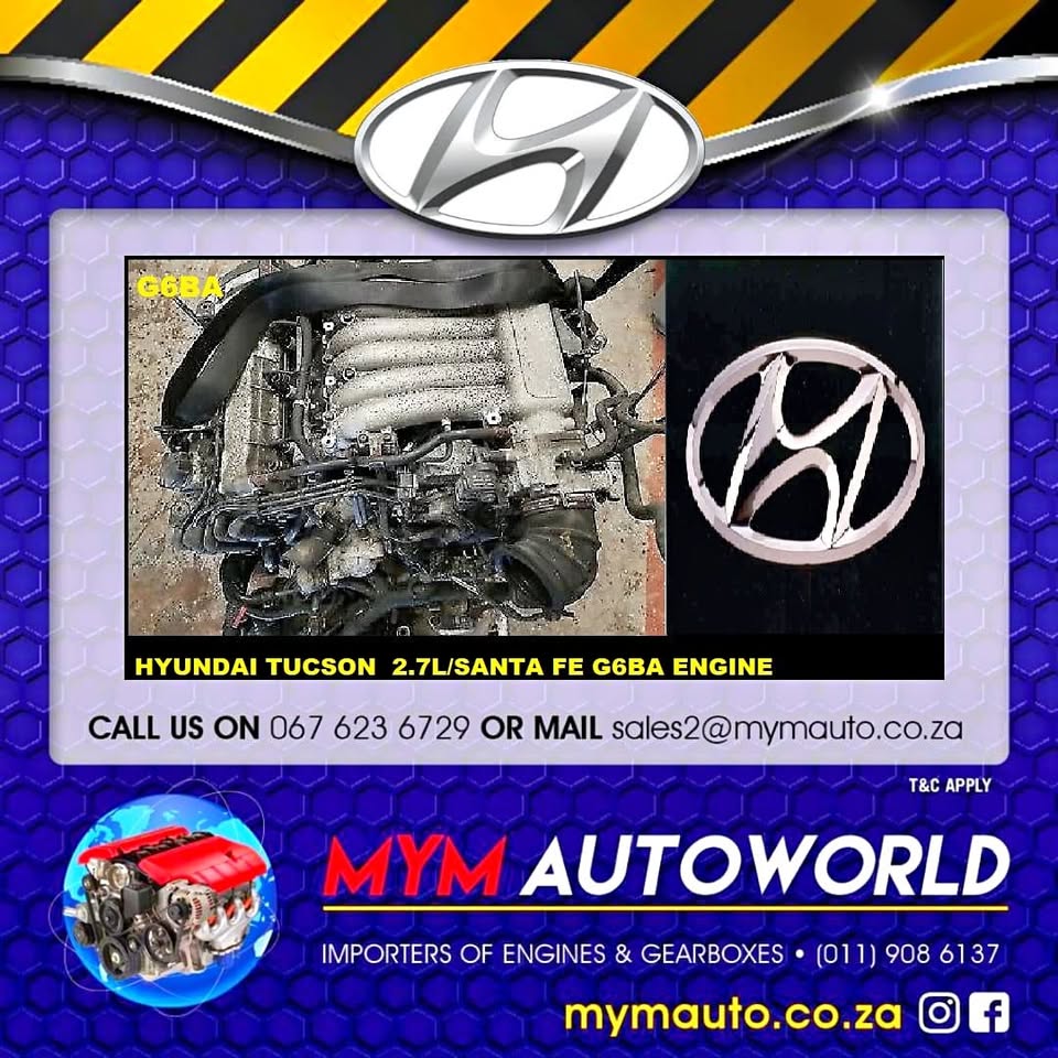 HYUNDAI TUCSON 2.7L/SANTA FE G6BA ENGINE - Private Seller HYUNDAI TUCSON 2.7L/SANTA FE G6BA ENGINE - Private Seller