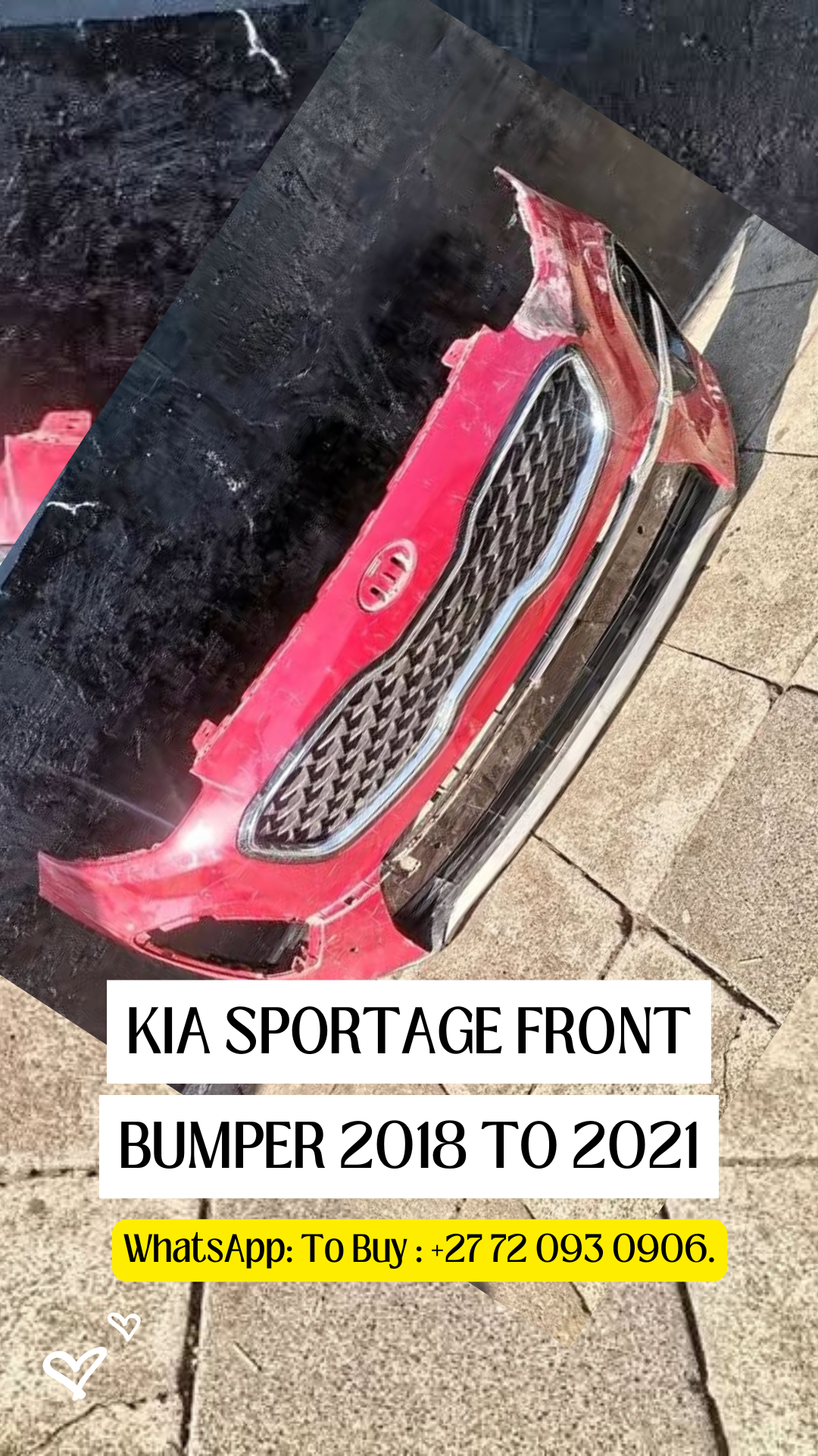 KIA Sportage Front Bumper 2018 to 2021 - Private Seller KIA Sportage Front Bumper 2018 to 2021 - Private Seller