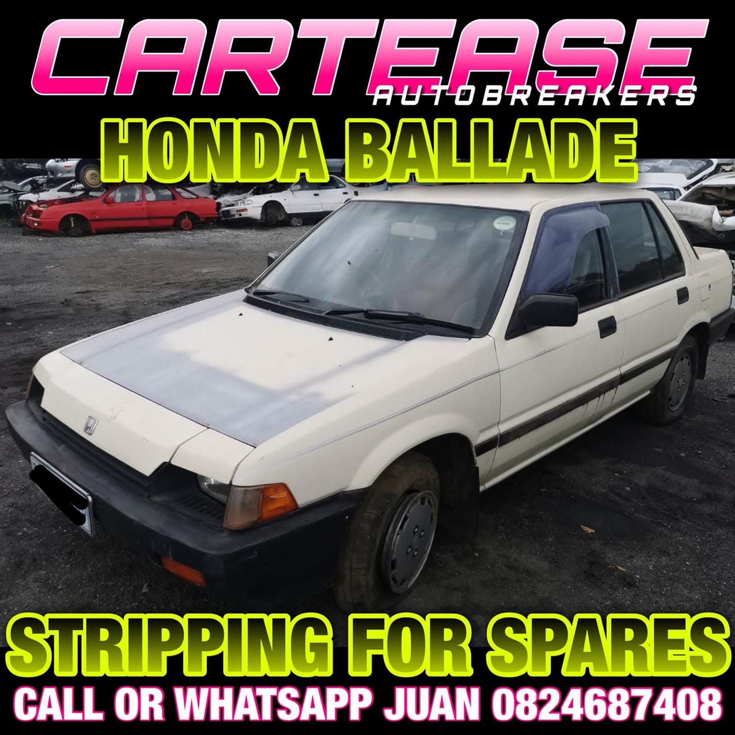 Honda ballade stripping for shop spares