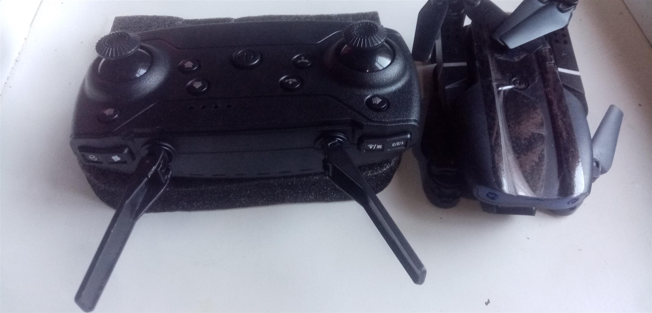 E99 - Foldable Dual Lens Drone With Precision Flight Control - Black