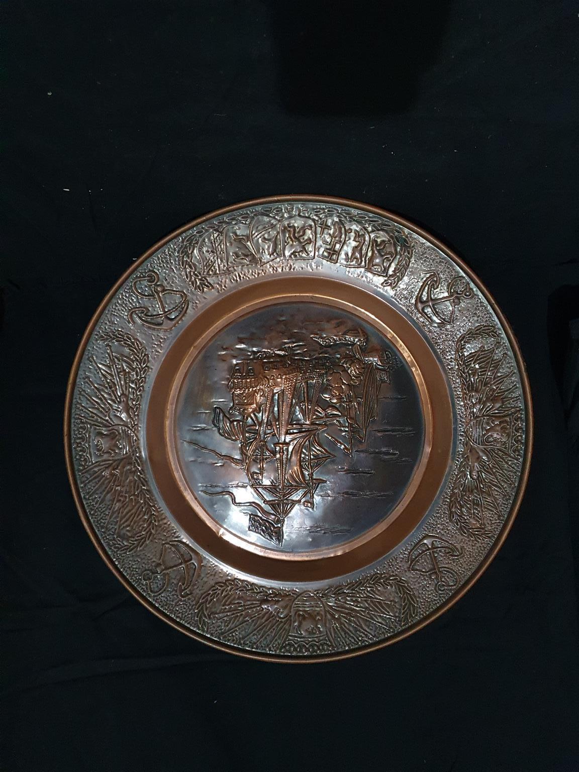 Vintage Brass Wall Tray Vintage Brass Wall Tray