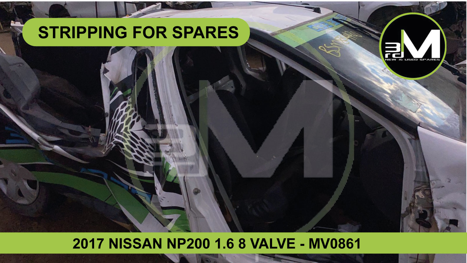 2017 NISSAN NP200 1.6 8 VALVE (STRIPPING FOR PARTS) - Private Seller 2017 NISSAN NP200 1.6 8 VALVE (STRIPPING FOR PARTS) - Private Seller