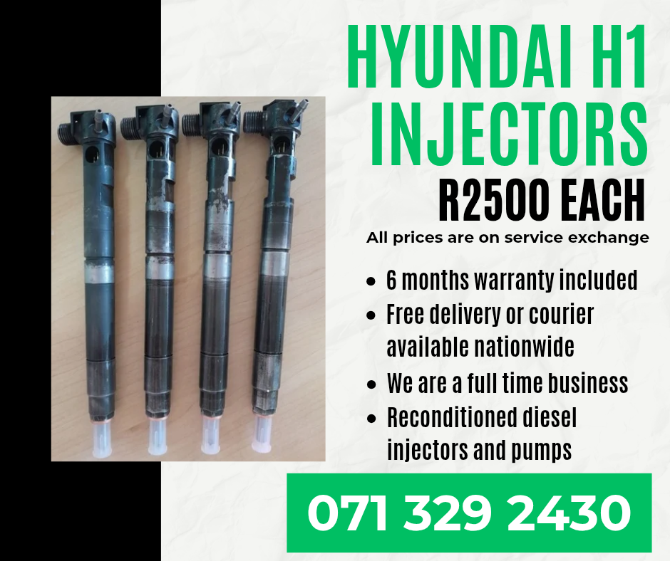 HYUNDAI H1 INJECTORS FOR SALE WITH WARRANTY INCLUDED - Private Seller HYUNDAI H1 INJECTORS FOR SALE WITH WARRANTY INCLUDED - Private Seller
