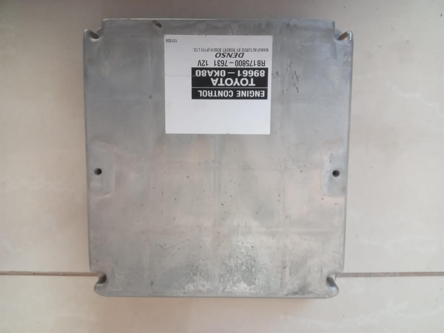 Toyota Hilux 3.0D4D 1KD Computer Box ECU - Private Seller Toyota Hilux 3.0D4D 1KD Computer Box ECU - Private Seller