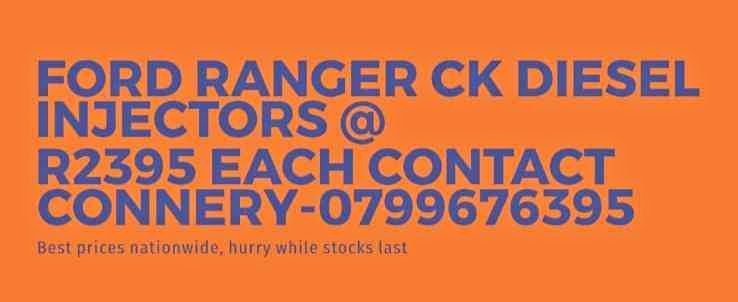 FORD RANGER CK DIESEL INJECTORS - Private Seller FORD RANGER CK DIESEL INJECTORS - Private Seller