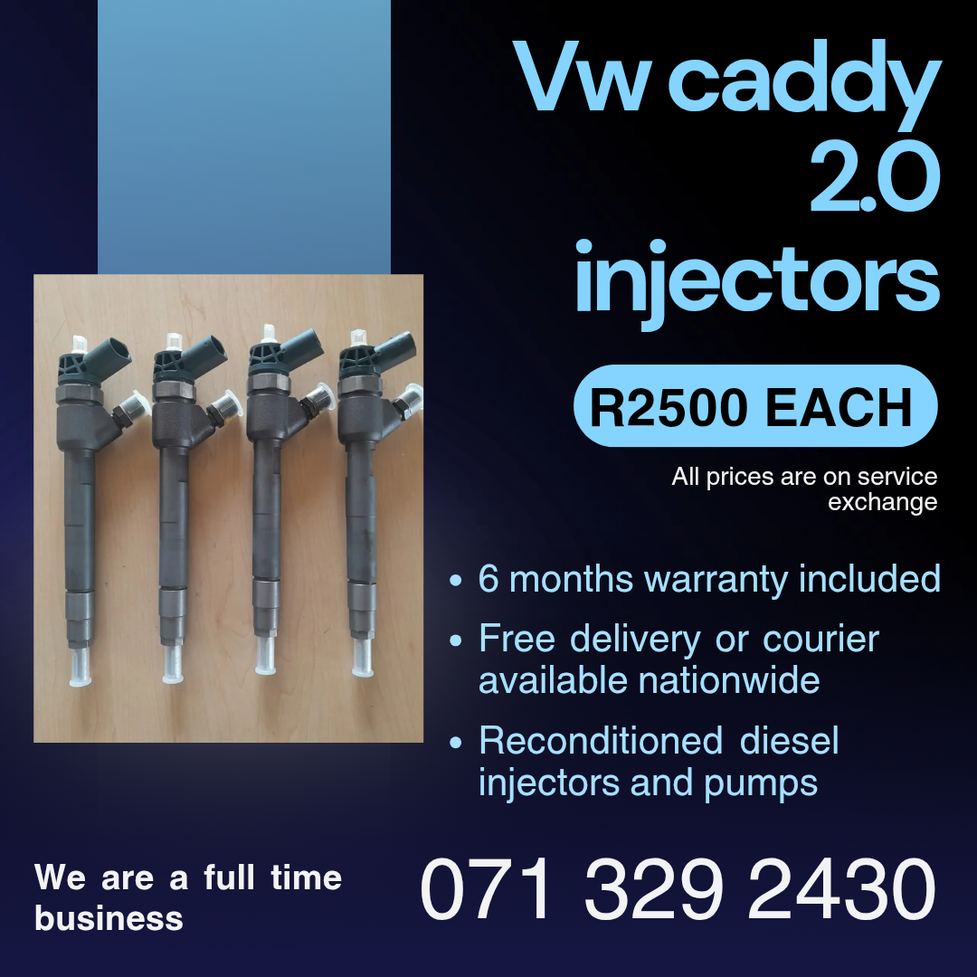VW CADDY 2.0 INJECTORS FOR SALE WITH WARRANTY INCLUDED - Private Seller VW CADDY 2.0 INJECTORS FOR SALE WITH WARRANTY INCLUDED - Private Seller