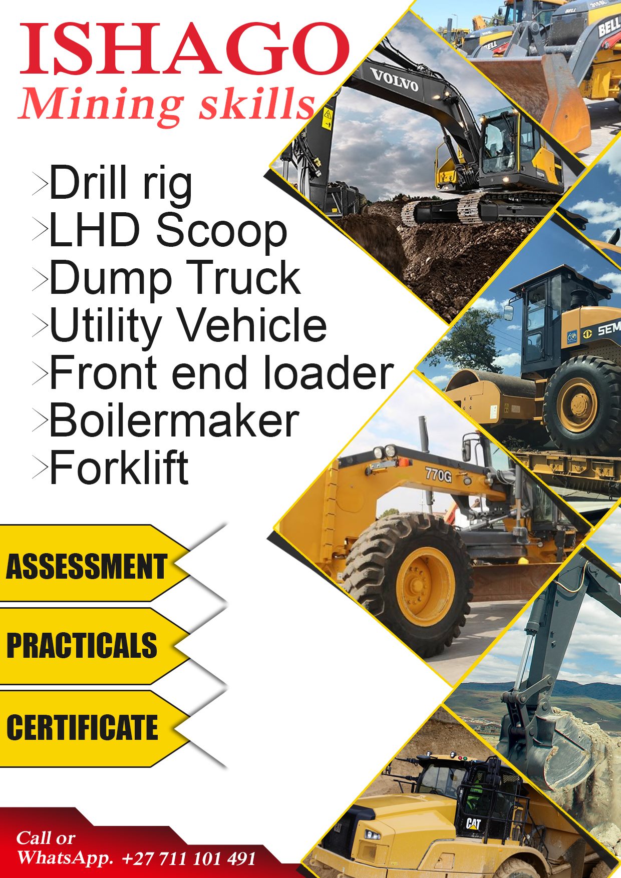 MOBILE CRANE TRUCK MINING TRAINING CENTER AT VELDDRIF,RUSTENBURG