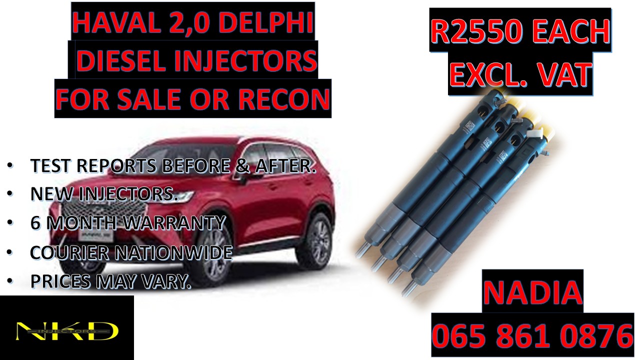 DIESEL INJECTORS FOR SALE FOR HAVAL 2.0 DELPHI - Private Seller DIESEL INJECTORS FOR SALE FOR HAVAL 2.0 DELPHI - Private Seller