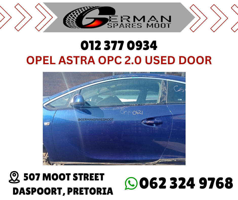 OPEL ASTRA OPC 2.0 Used DOOR for Sale! - Private Seller