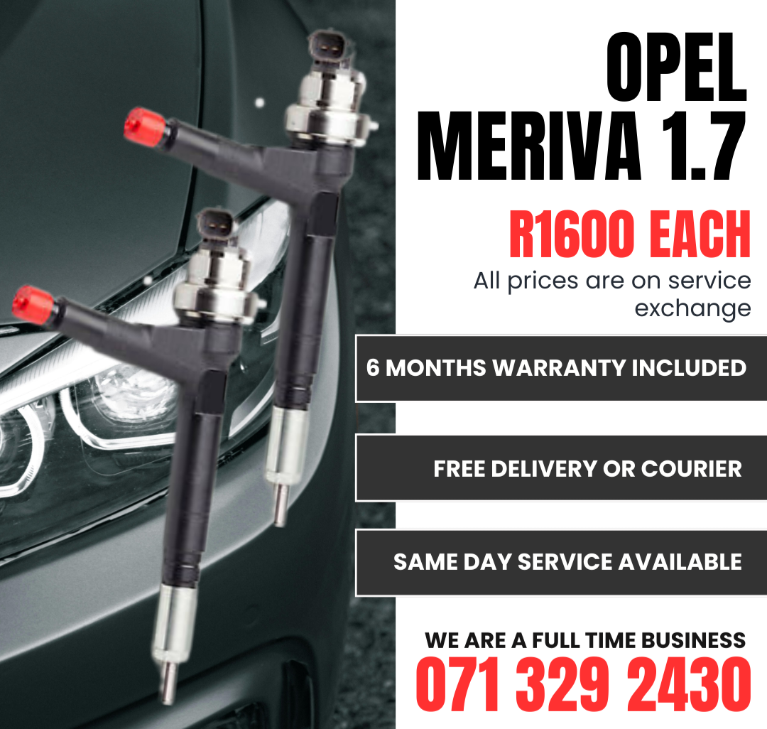 OPEL MERIVA 1.7 INJECTORS FOR SALE WITH WARRANTY INCLUDED - Private Seller OPEL MERIVA 1.7 INJECTORS FOR SALE WITH WARRANTY INCLUDED - Private Seller