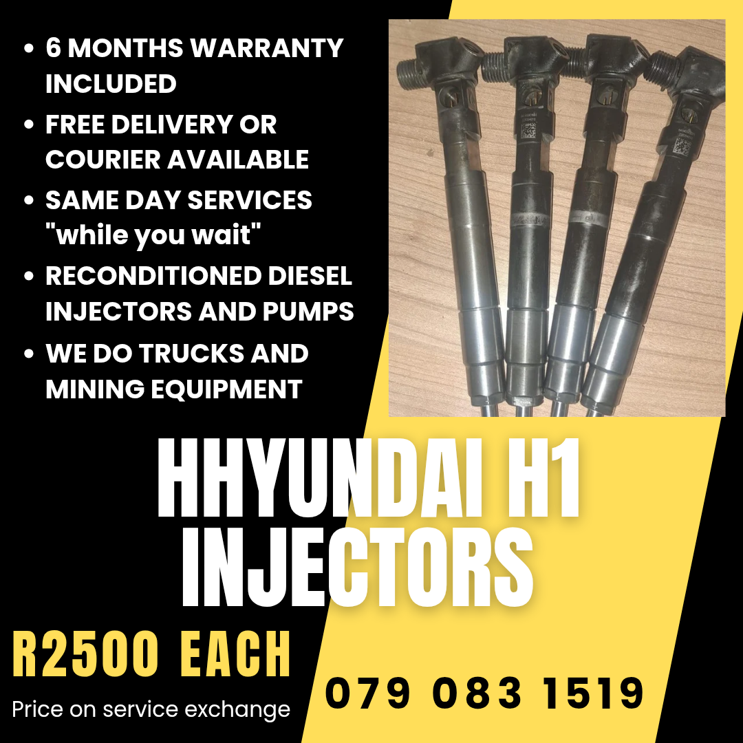 HYUNDAI H1 INJECTORS FOR SALE WITH WARRANTY - Private Seller HYUNDAI H1 INJECTORS FOR SALE WITH WARRANTY - Private Seller