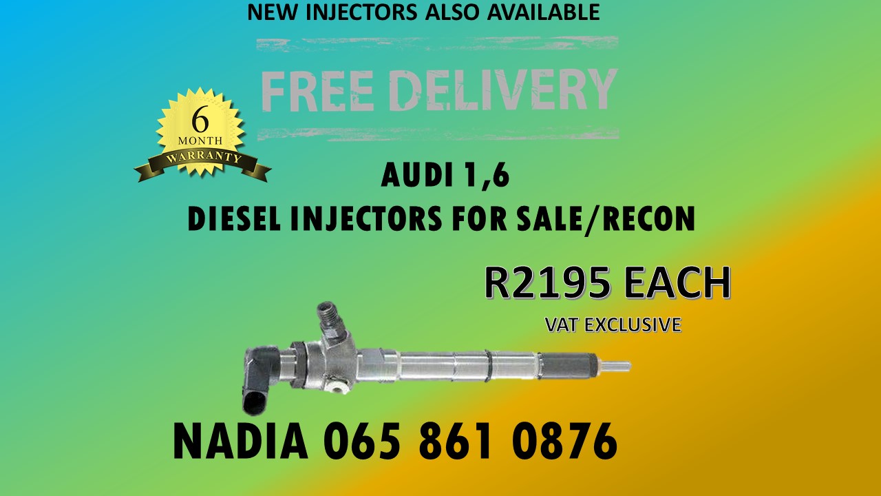 AUDI 1.6 DIESEL INJECTORS FOR SALE OR TO RECON - Private Seller AUDI 1.6 DIESEL INJECTORS FOR SALE OR TO RECON - Private Seller