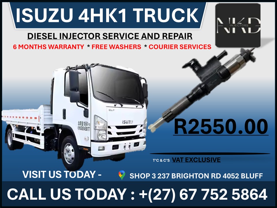 Isuzu 4HK1 Truck Diesel Injectors on Recondition