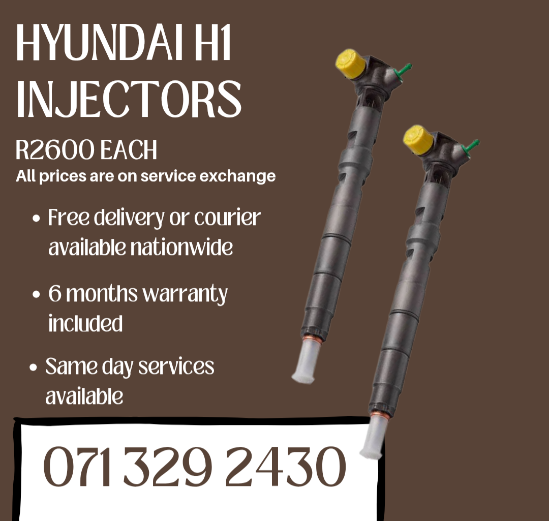 HYUNDAI H1 INJECTORS FOR SALE WITH WARRANTY ON - Private Seller HYUNDAI H1 INJECTORS FOR SALE WITH WARRANTY ON - Private Seller