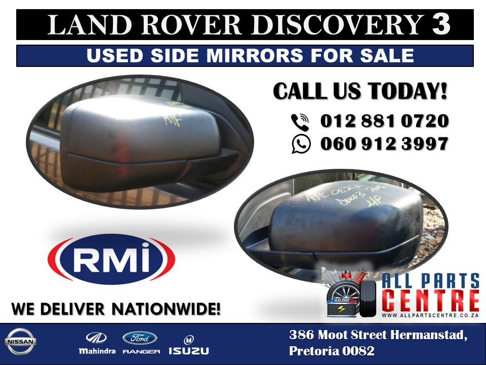 Land Rover Discovery 3 Used Side Mirrors for Sale - Private Seller Land Rover Discovery 3 Used Side Mirrors for Sale - Private Seller