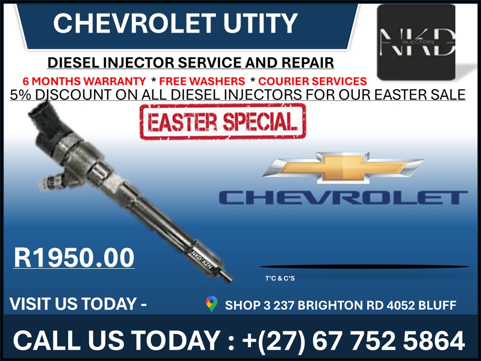 Chevrolet Utity Diesel Injectors on recondition - Private Seller Chevrolet Utity Diesel Injectors on recondition - Private Seller