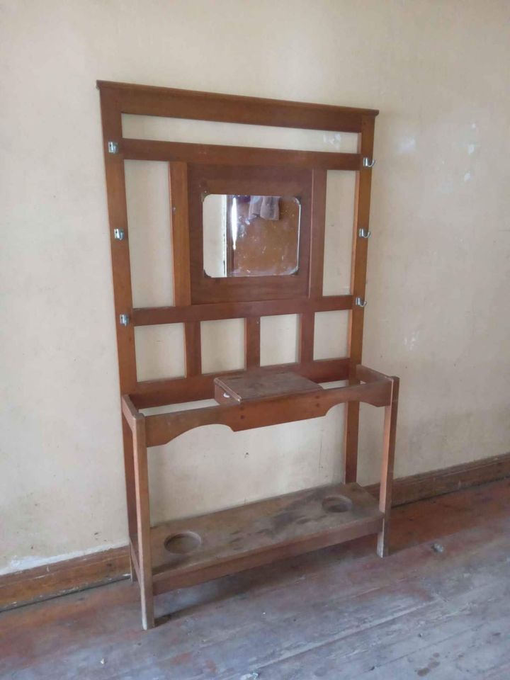 Vintage mahogany hall stand Vintage mahogany hall stand