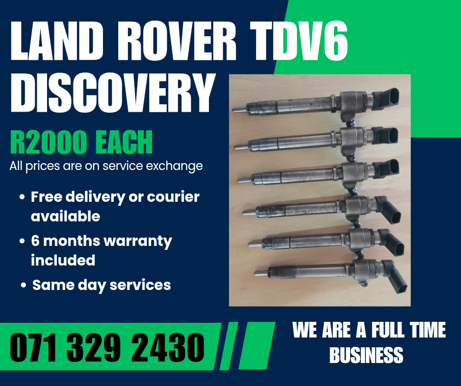 LAND ROVER DISCOVERY TDV6 DIESEL INJECTORS FOR SALE WITH WARRANTY - Private Seller LAND ROVER DISCOVERY TDV6 DIESEL INJECTORS FOR SALE WITH WARRANTY - Private Seller