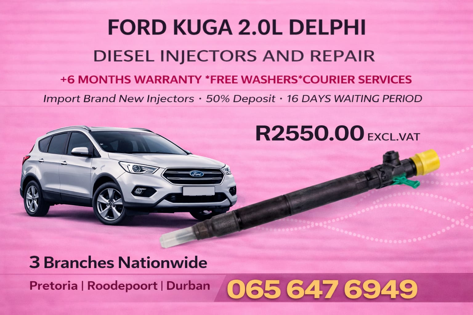 FORD KUGA DELPHI DIESEL INJECTORS - Private Seller FORD KUGA DELPHI DIESEL INJECTORS - Private Seller