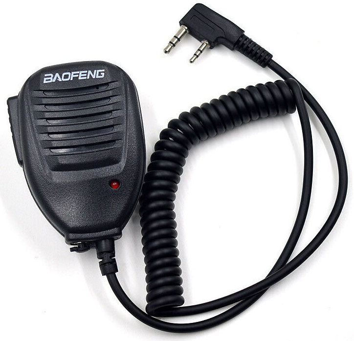 Hand Held Clip-On Shoulder Speaker Mic Microphone PTT for Walkie Talkies. NEW