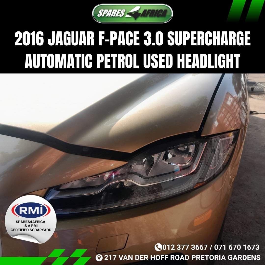 2016 JAGUAR F-PACE 3.0 SUPERCHARGED AUTOMATIC PETROL – FOR STRIPPING - Private Seller 2016 JAGUAR F-PACE 3.0 SUPERCHARGED AUTOMATIC PETROL – FOR STRIPPING - Private Seller