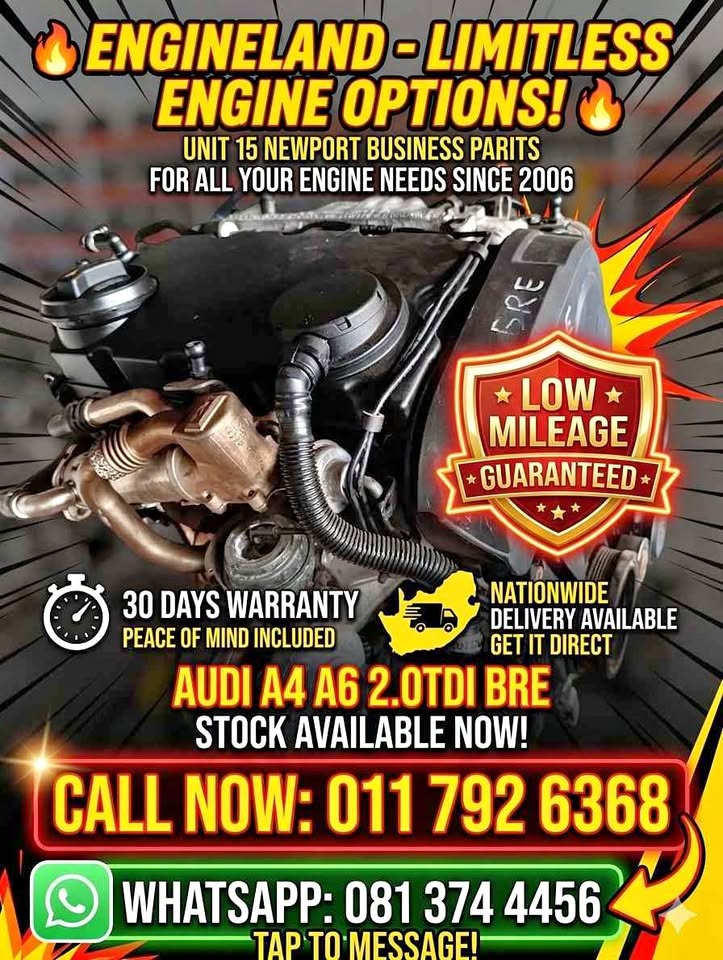 Imported 2.0tdi BRE engine for Audi A4, A6 - Private Seller Imported 2.0tdi BRE engine for Audi A4, A6 - Private Seller