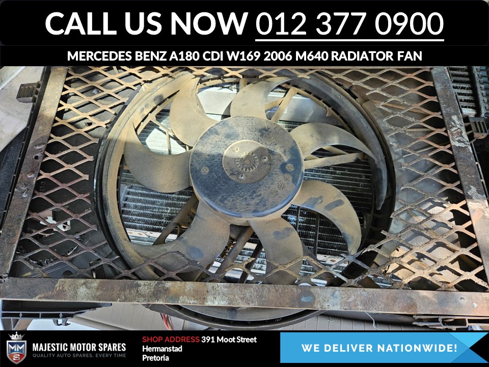 Mercedes Benz A180 CDI 2006 radiator fan